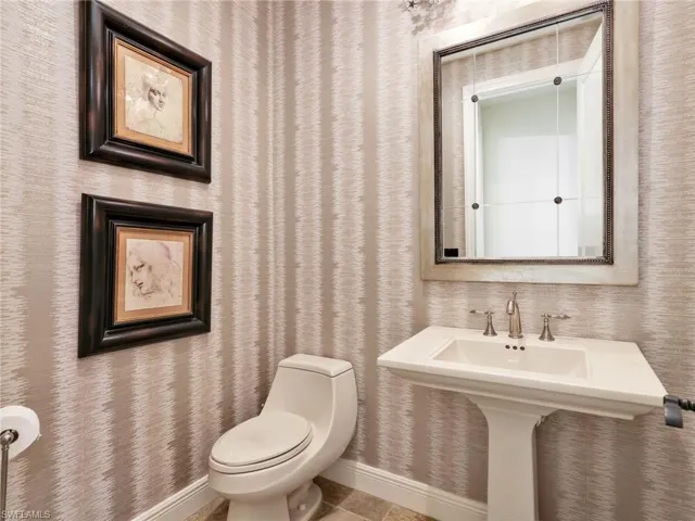 Powder Bathroom in main living area