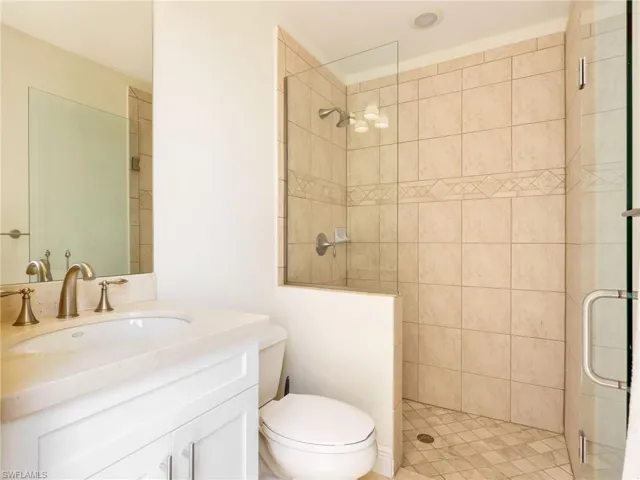 Pool Bathroom servicing the outdoor lanai area