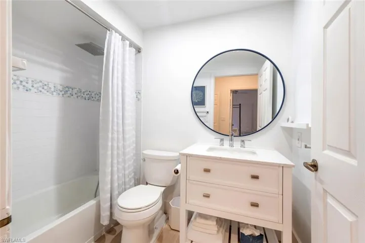 Laundry room in residence