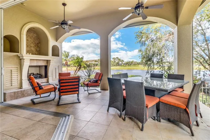 Enjoy watching the golfers from this back lanai