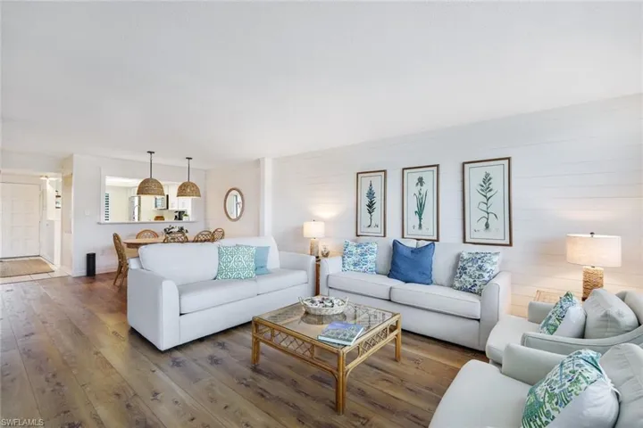 Living room featuring hardwood / wood-style floors