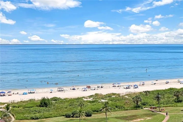 Property view of water featuring a view of the beach