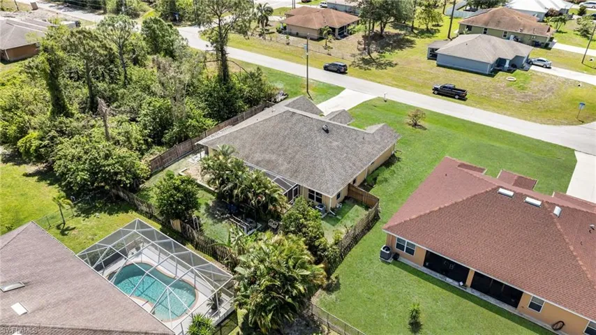 Bird's eye view featuring a residential view