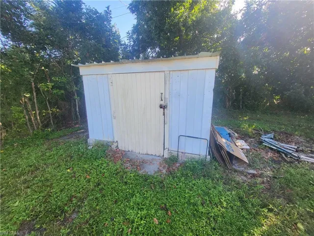 View of outbuilding