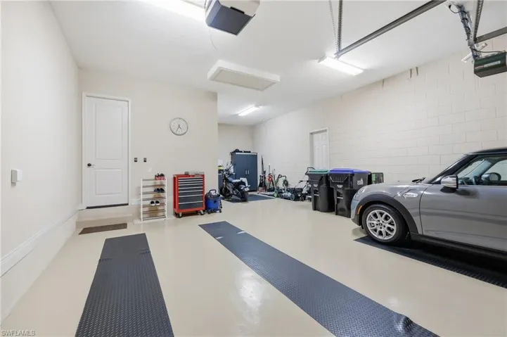 Large 3 car garage