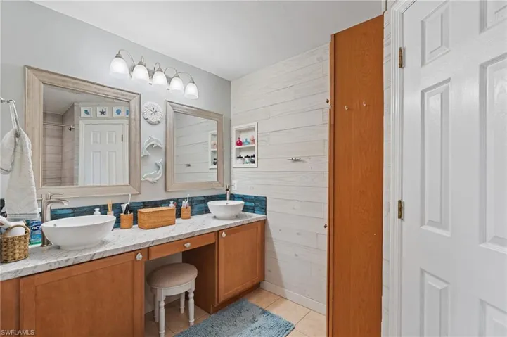 Primary Bath with new countertops and sinks