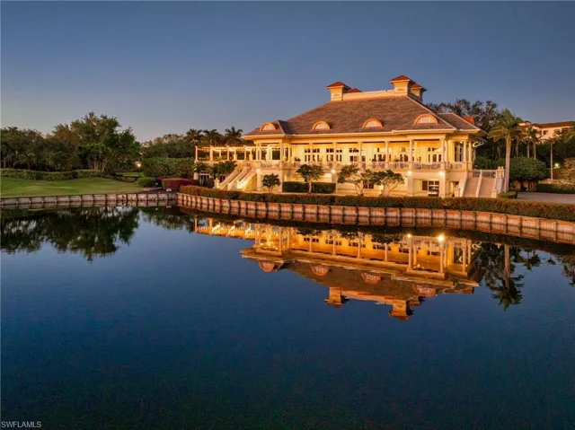 Sun setting on the Estuary Clubhouse...