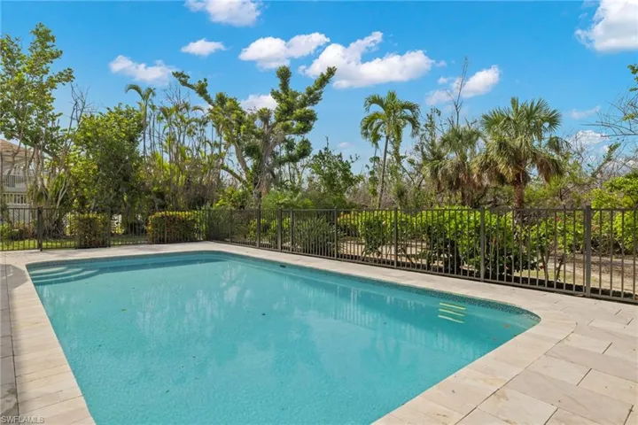 View of pool