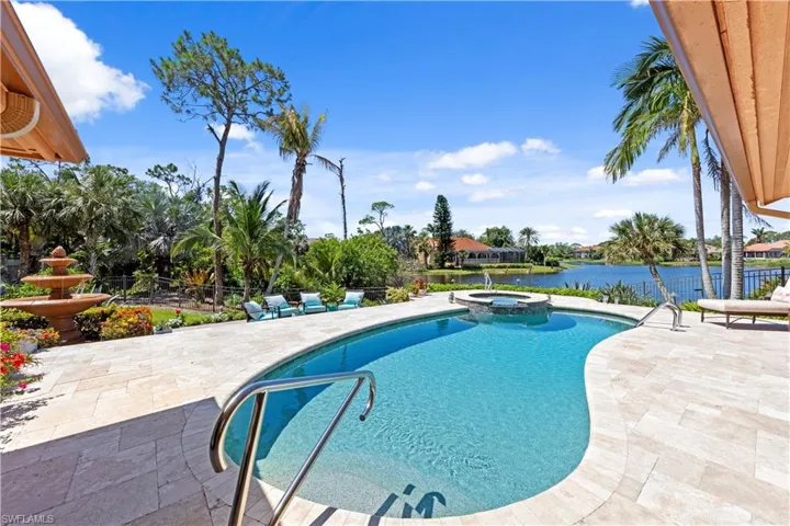 beautiful private backyard oasis