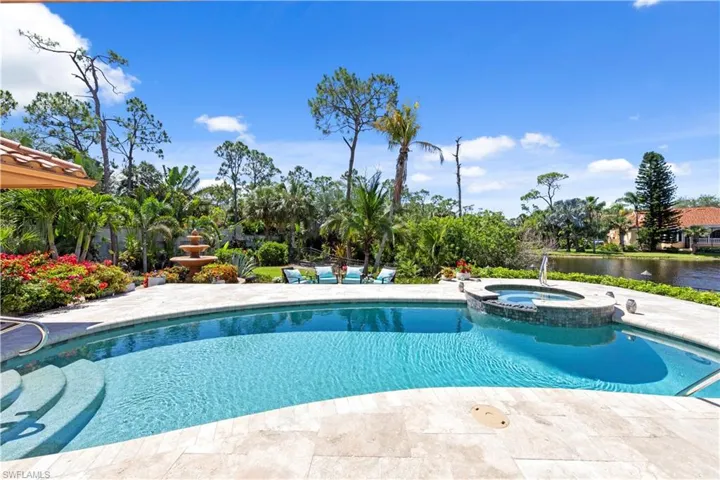 sunny pool area