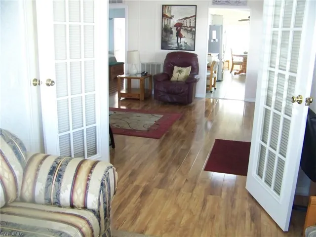 French doors in bedroom #3