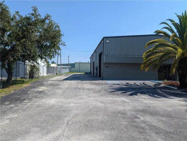 Street view with Gate Open