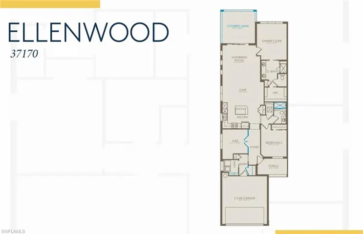 Ellenwood Floorplan: Attached Villa