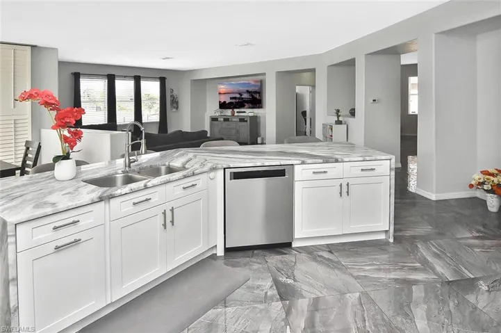The expansive and bright kitchen is a chef's dream!