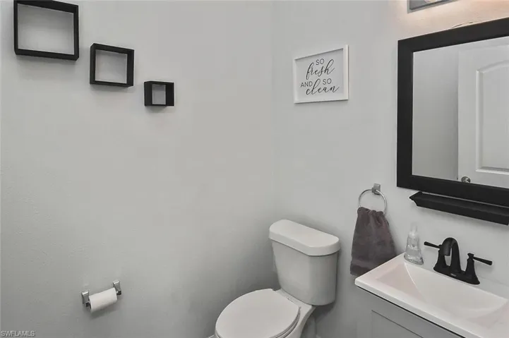 Ground floor half-bath.