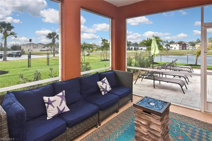 ...with a great view of the expansive .35-acre yard...