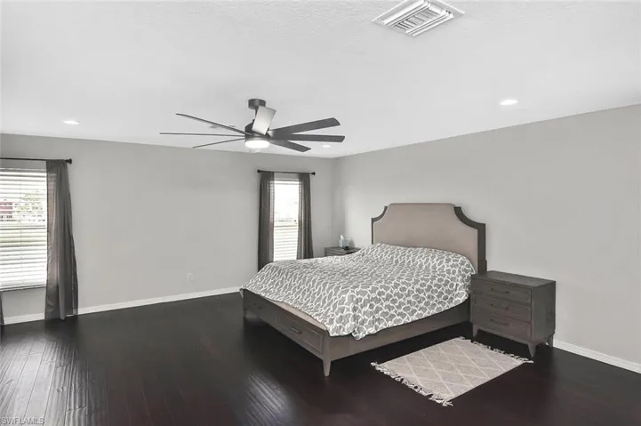 ...with plenty of room for a desk, sitting area, or reading nook.