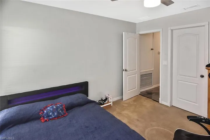 ...and Guest bedroom #3, each with its own walk-in closet!