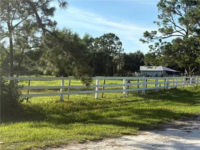 Stable with a view of countryside