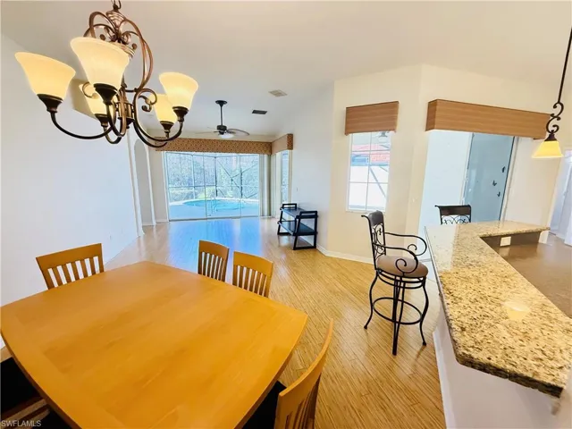 Dining room or can use as an office space. Open Concept