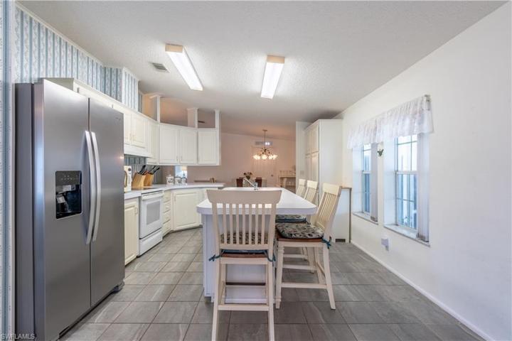 View of Kitchen and Dining from Family Room