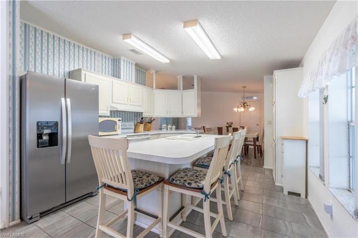 View of Kitchen from Family Room side view