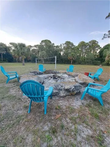View of nearby features with a lawn