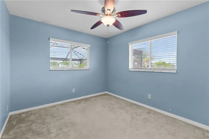 Guest room with walk-in closet