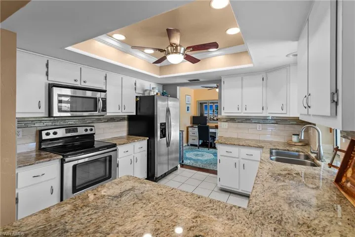 Kitchen from living room