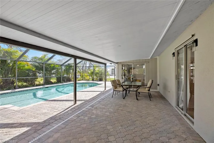 Plenty of covered lanai space