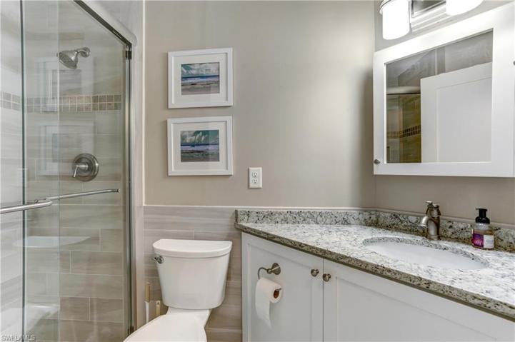 Renovated guest bathroom