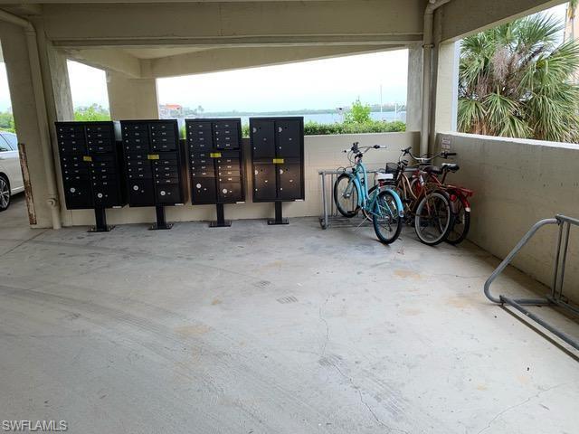Brand new mailboxes, bike storage racks.