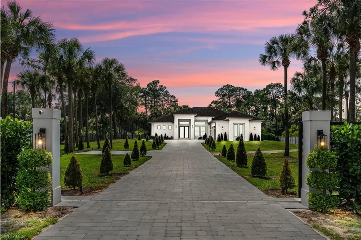 Gated Entry & Brick Paver Drive Way
