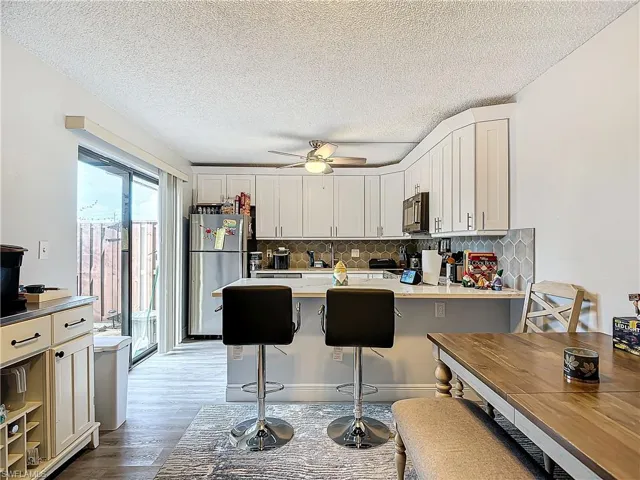 Your kitchen features quartz countertops, soft-close cabinets & drawers