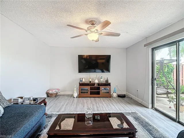 Living area with plenty of natural light