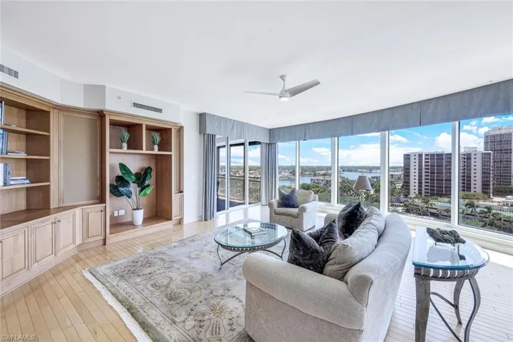 Family Room ~ Views of Venetian Bay and Gulf