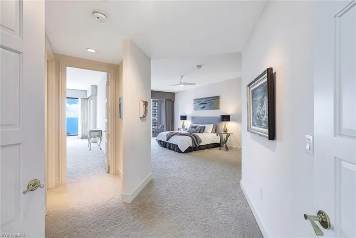Double Door Entry to Master Bedroom Suite