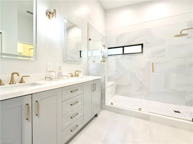 Recently Updated With Custom Vanity and Massive Shower