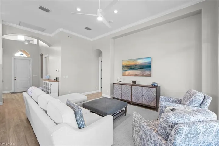 Great room looking towards foyer