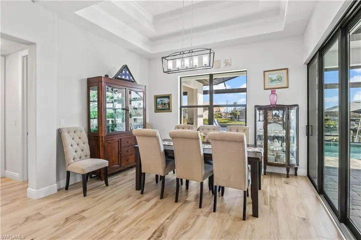 Another view of the dining area with natural light in abundance!