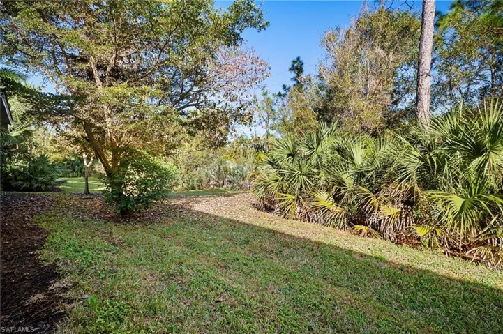 View of green lawn