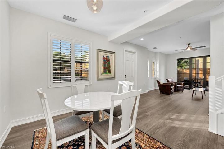 Open dining area