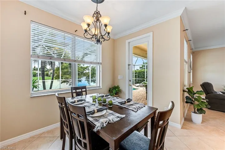 Eat in area of the kitchen