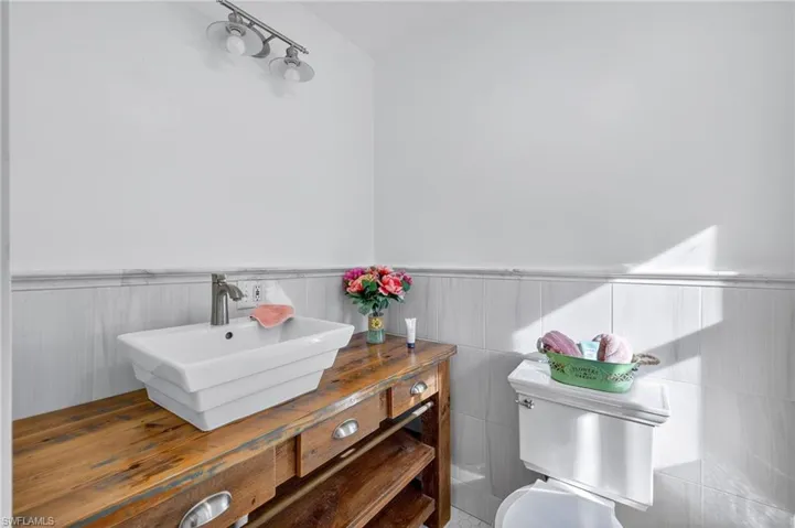 Master bathroom with  vanity
