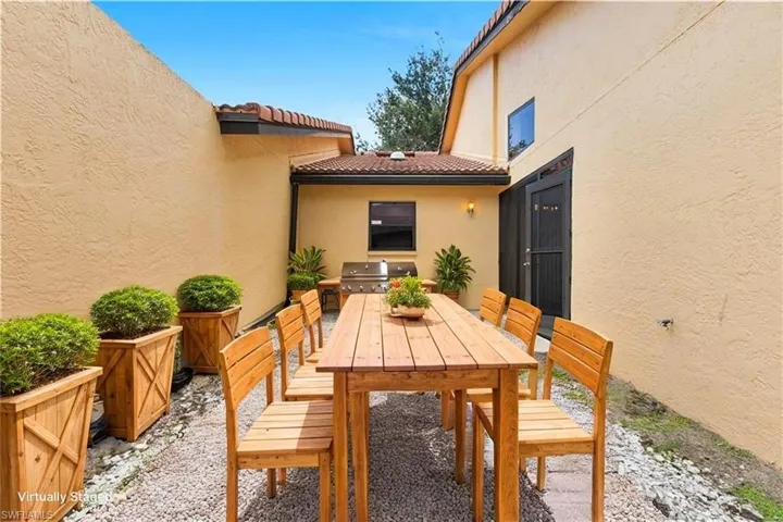 Virtually staged extended patio- the possibilities are endless!