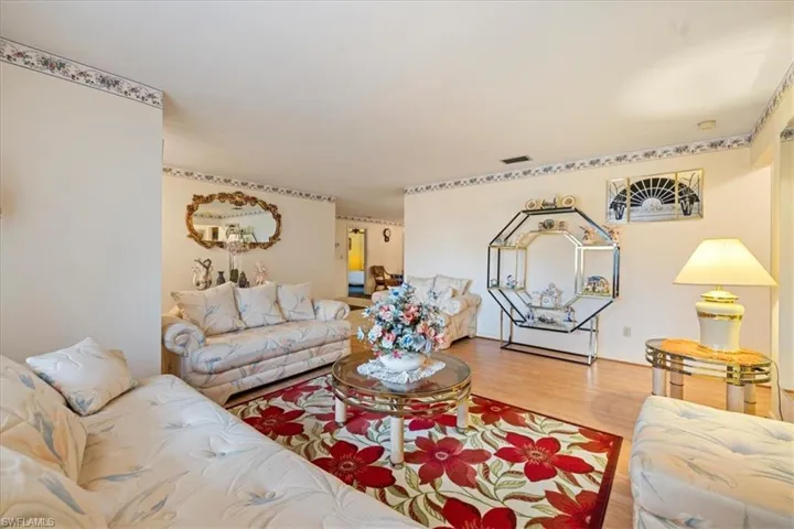 Living room featuring hardwood / wood-style floors