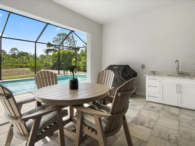 Dining area featuring a sunroom