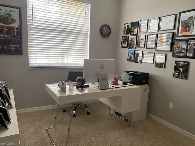 DEN/Office area with carpet flooring