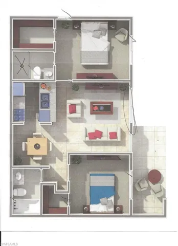 computer generated floor plan