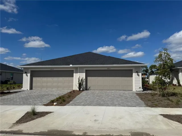Ranch-style house with a garage